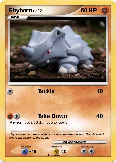 Pokemon Rhyhorn