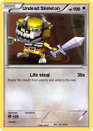 Pokemon Undead Skeleton