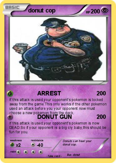 Pokemon donut cop