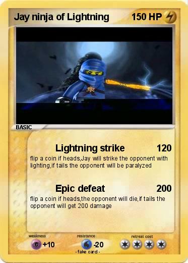 Pokemon Jay ninja of Lightning