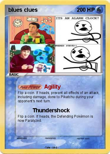 Pokemon blues clues