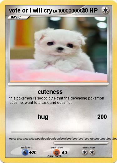 Pokemon vote or i will cry