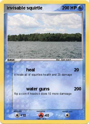 Pokemon invisable squirtle