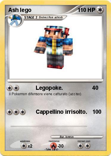 Pokemon Ash lego