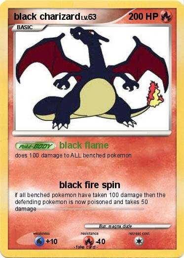 Pokemon black charizard