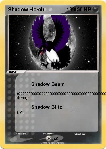 Pokemon Shadow Ho-oh               199