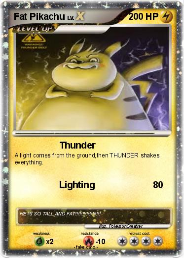 Pokemon Fat Pikachu