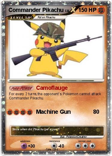Pokemon Commander Pikachu