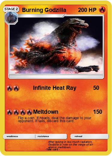 Pokemon Burning Godzilla