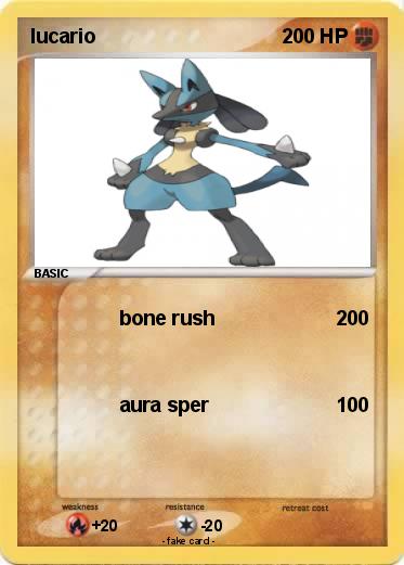 Pokemon lucario