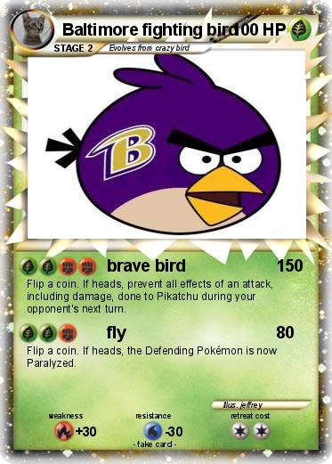 Pokemon Baltimore fighting bird
