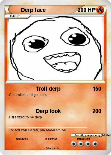 Pokemon Derp face