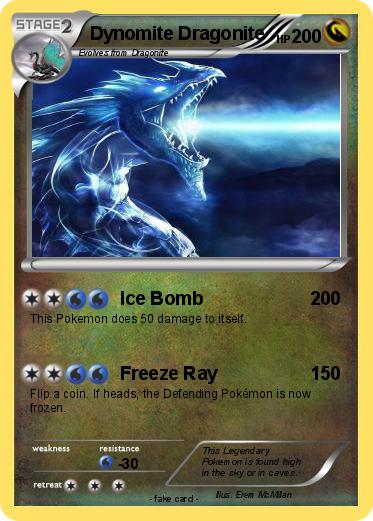Pokemon Dynomite Dragonite