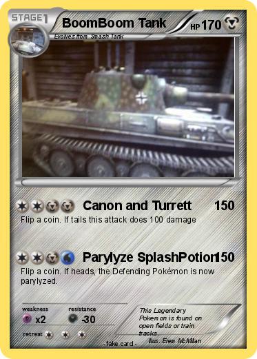 Pokemon BoomBoom Tank