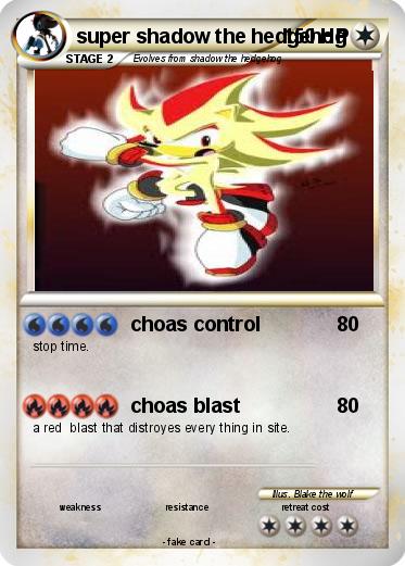 Pokemon super shadow the hedgehog