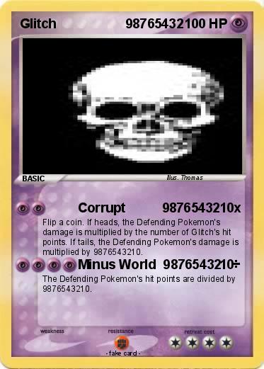 Pokemon Glitch                   98765432