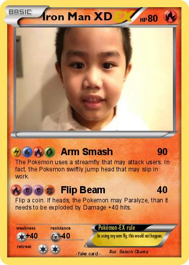 Pokemon Iron Man XD