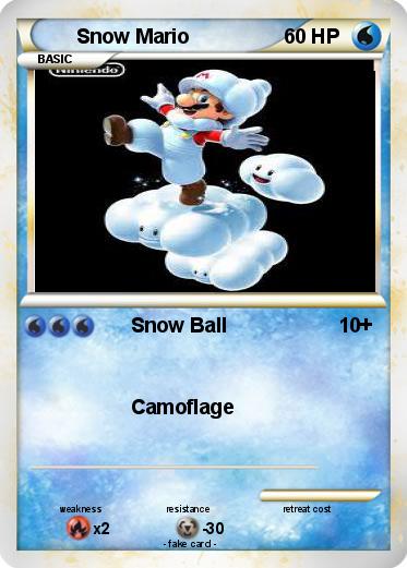 Pokemon Snow Mario