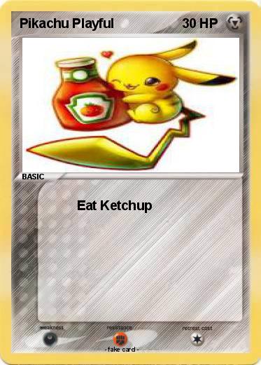Pokemon Pikachu Playful