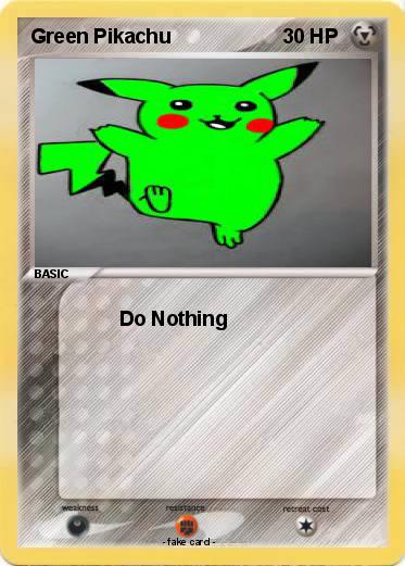 Pokemon Green Pikachu