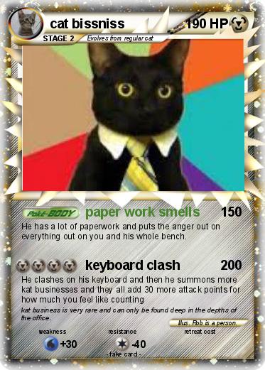 Pokemon cat bissniss