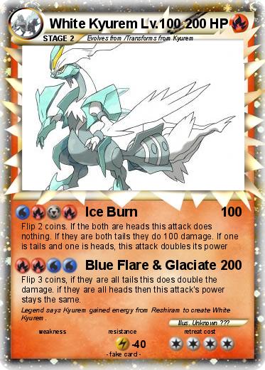 Pokemon White Kyurem Lv.100