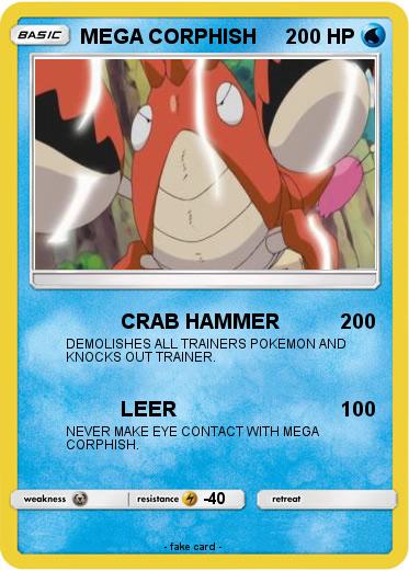 Pokemon MEGA CORPHISH