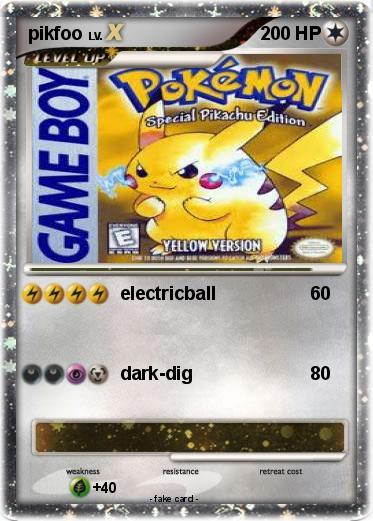 Pokemon pikfoo