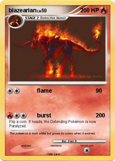 Pokemon blazearian