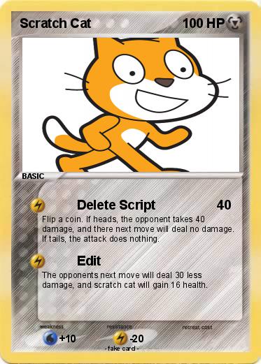 Pokemon Scratch Cat
