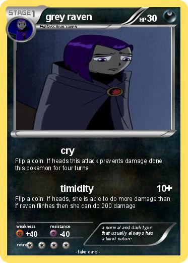 Pokemon grey raven