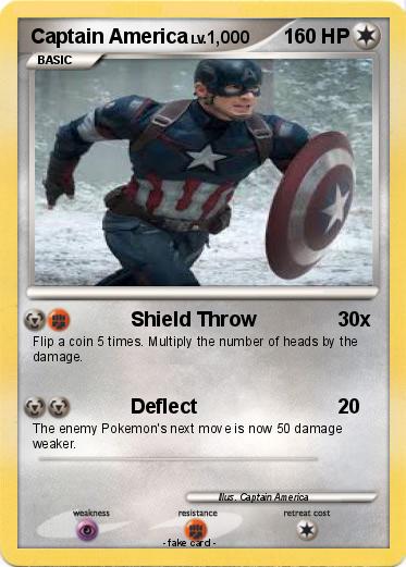 Pokemon Captain America