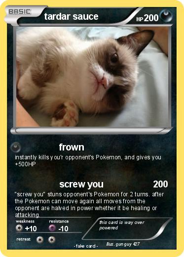 Pokemon tardar sauce