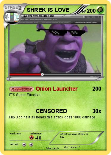 Pokemon SHREK IS LOVE