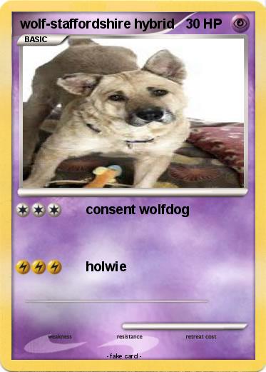 Pokemon wolf-staffordshire hybrid