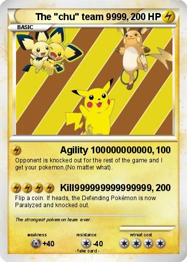 Pokemon The "chu" team 9999,