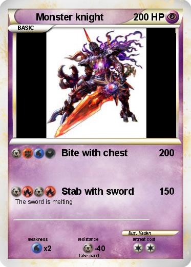 Pokemon Monster knight