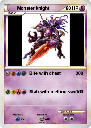 Pokemon Monster knight