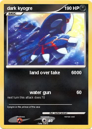 Pokemon dark kyogre