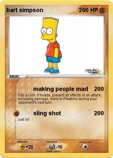 Pokemon bart simpson