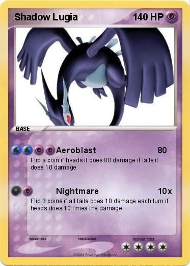 Pokemon Shadow Lugia