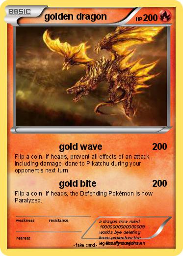 Pokemon golden dragon