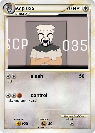 Pokemon Scp 035 with mask