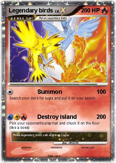 Pokemon Legendary birds