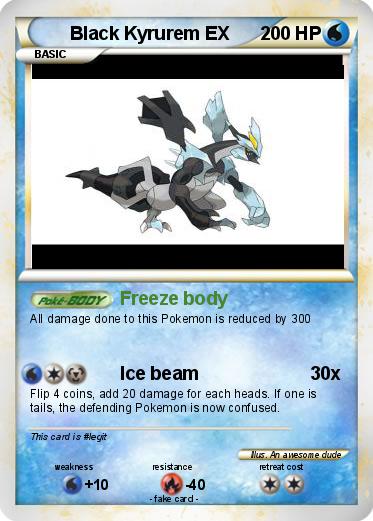 Pokemon Black Kyrurem EX