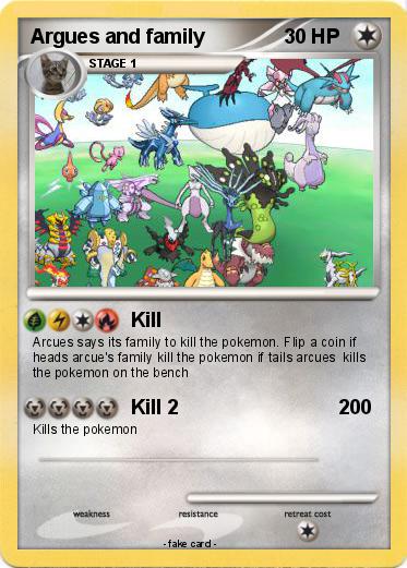 Pokemon Argues and family