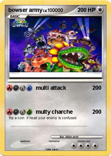 Pokemon bowser army