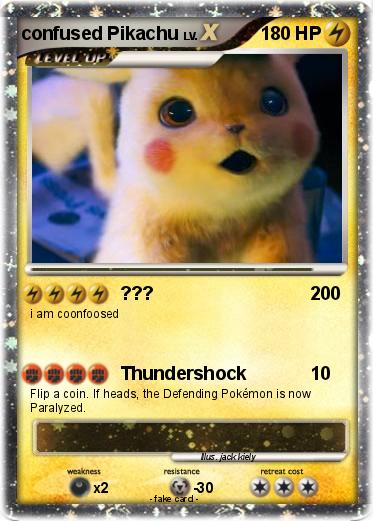 Pokemon confused Pikachu