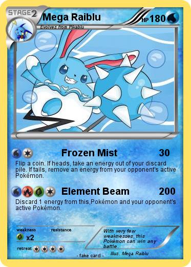 Pokemon Mega Raiblu