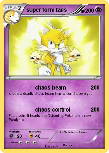 Pokemon super form tails